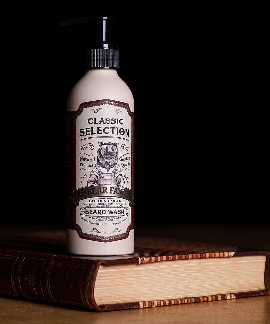 Mr Bear Family Golden Ember Beard Wash-Skjeggsjampo-JKSHOP