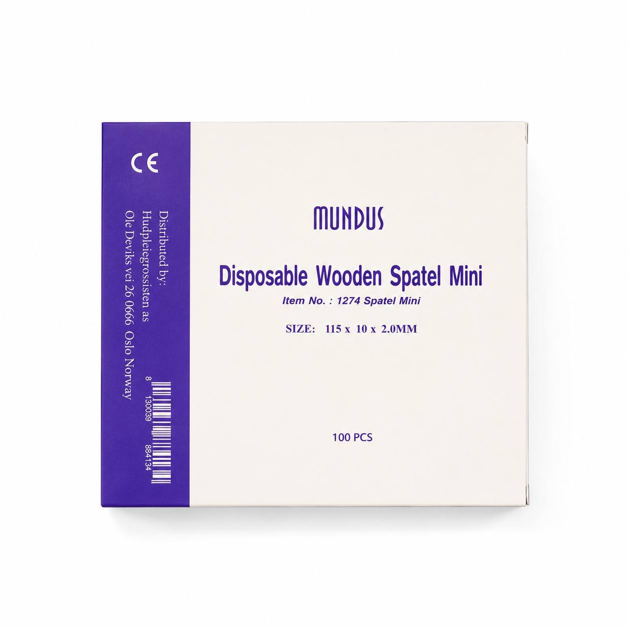 Mundus, Minispatel (størrelse 115x10x2.0mm) - - JK-Shop