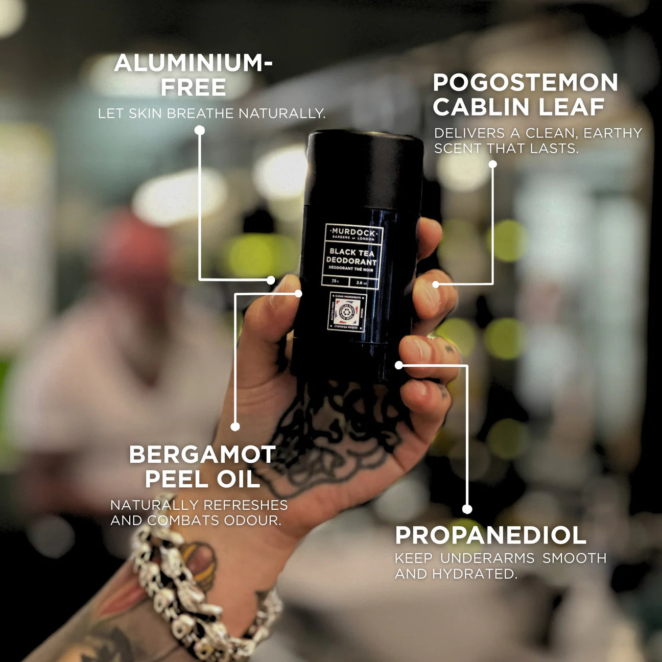 Murdock London Black Tea Deodorant - Deodorant - JK-Shop