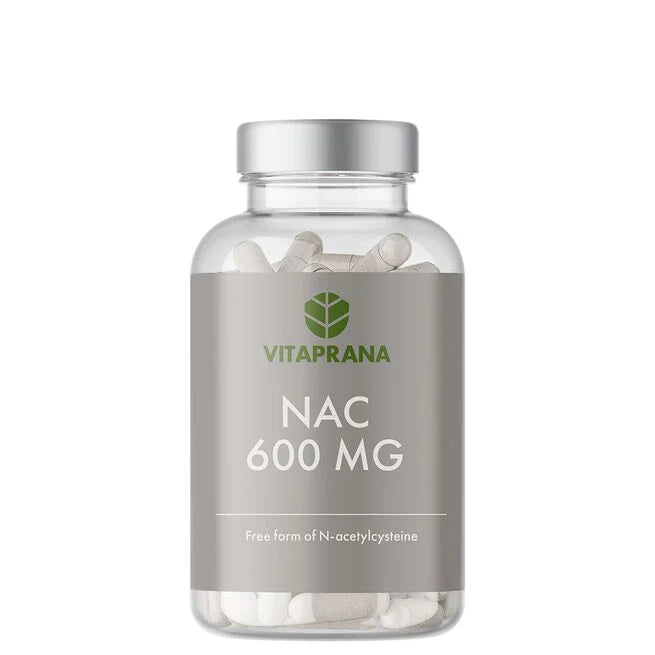 NAC 600 mg Aminosyre 100 kapsler - Individuelle Aminosyrer - JK-Shop