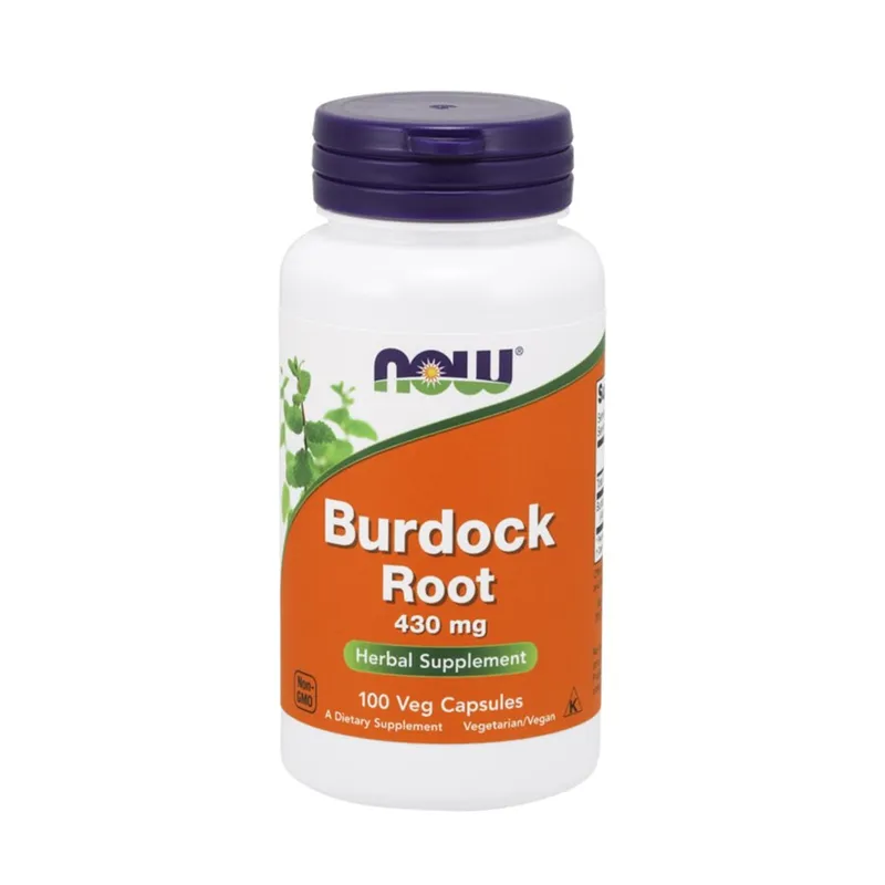 NOW BURDOCK ROOT 430 MG 100 VCAPS - - JK-Shop