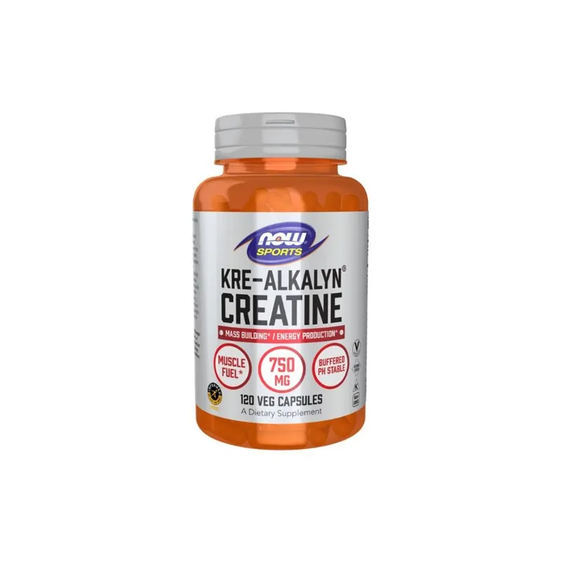 NOW KRE-ALKALYN CREATINE 750 MG 120 CAPS - Kre-Alkalyn - JK-Shop