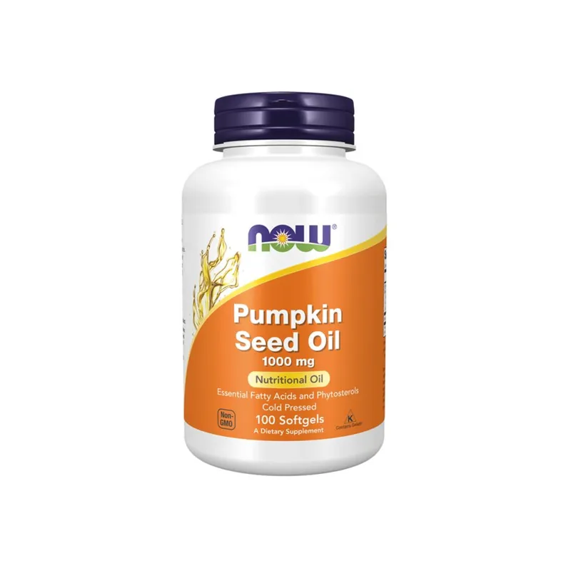 NOW PUMPKIN SEED OIL 1000 MG 100 SOFTGELS - Vitaminer & kosttilskudd - JK-Shop