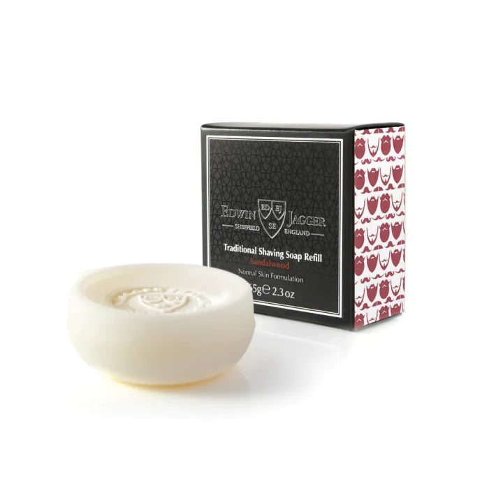 Natural Traditional shaving soap, Sandalwood, 65g - Barbersåpe - JK-Shop