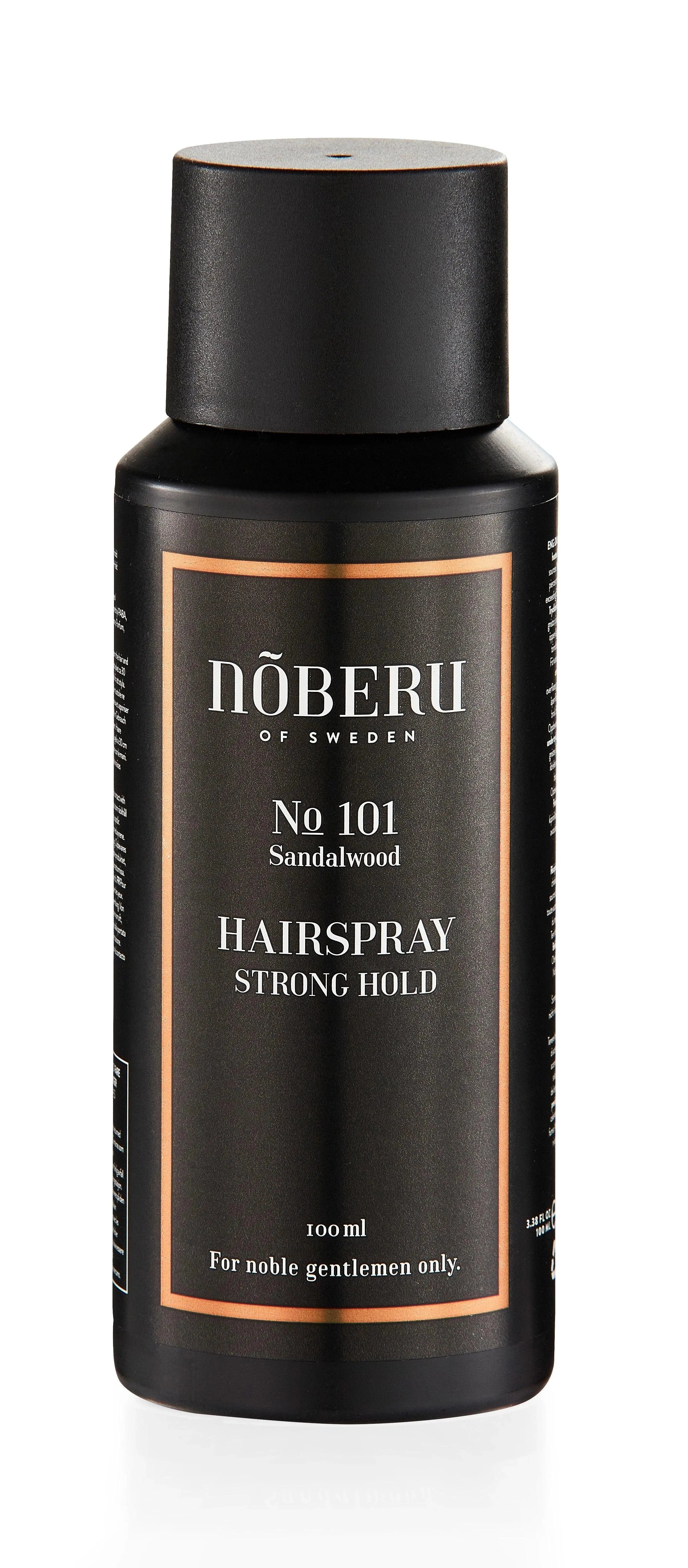 Noberu Hairspray - Strong Hold - Sandalwood 250ml - Hårspray - JK-Shop