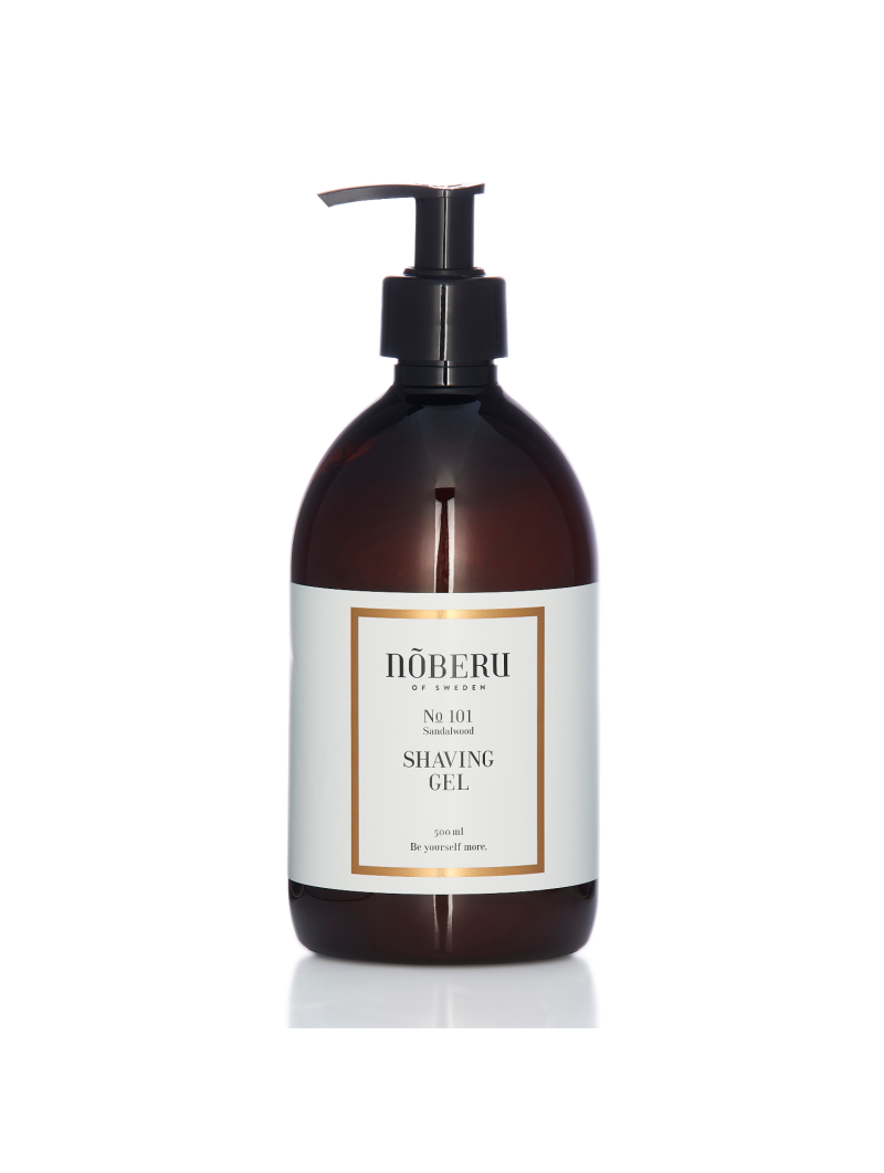 Noberu Shaving gel Sandalwood 500ml - Barberkrem - JK-Shop