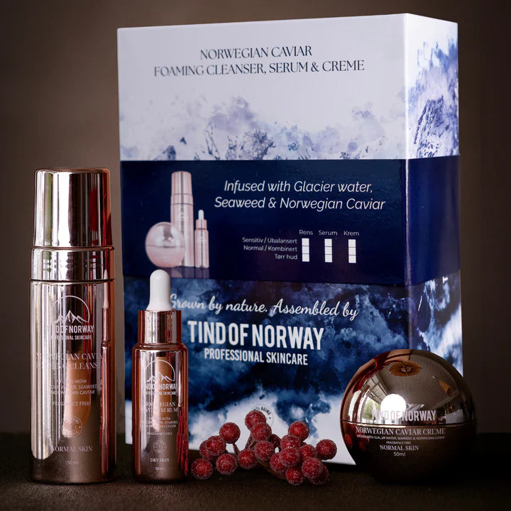 Norwegian Caviar Skincare KIT- Normal & Kombinert Hud - Hudpleiesett - JK-Shop