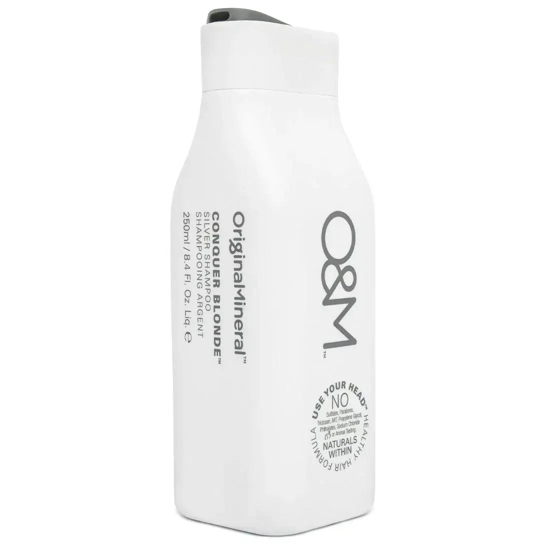 O&M, Conquer Blonde Silver Shampoo-Sjampo-JKSHOP
