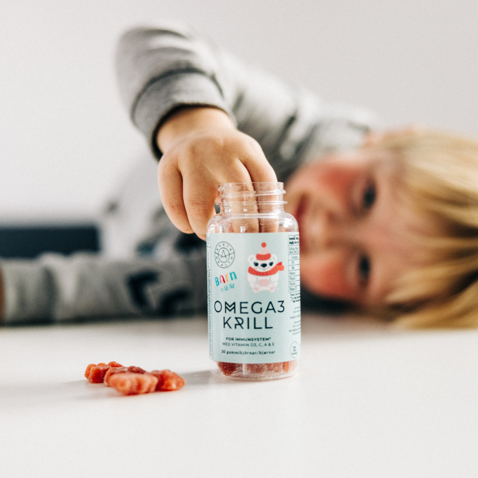 OMEGA3 KRILL FOR BARN - Vitaminer og kosttilskudd - JK-Shop