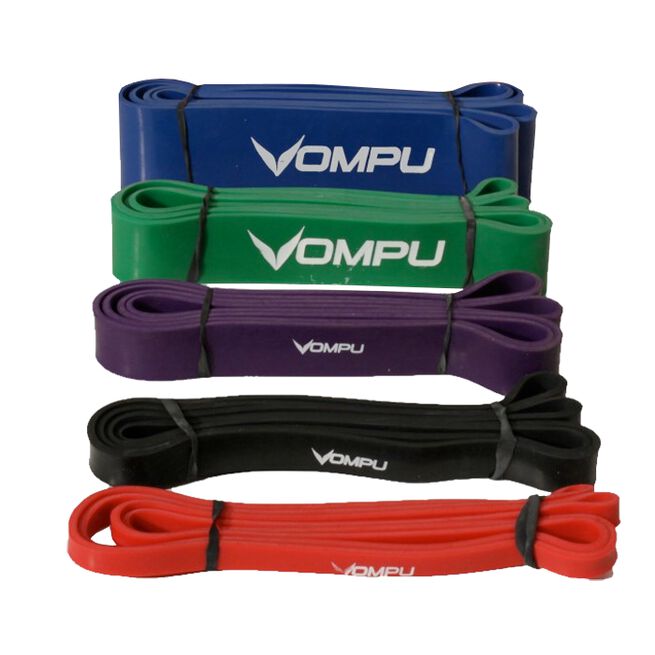 OMPU Extreme Fitness Band, Red, 200cm x 13mm - - JK-Shop