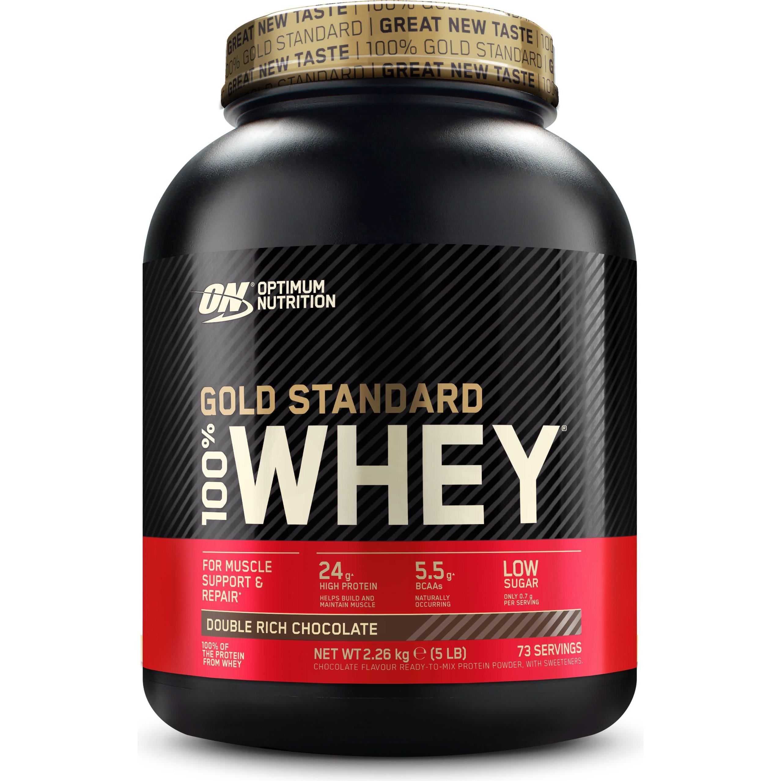ON 100% Whey Gold Std, Double Rich Chocolate, 2260g (Copy) - Proteinpulver - JK-Shop
