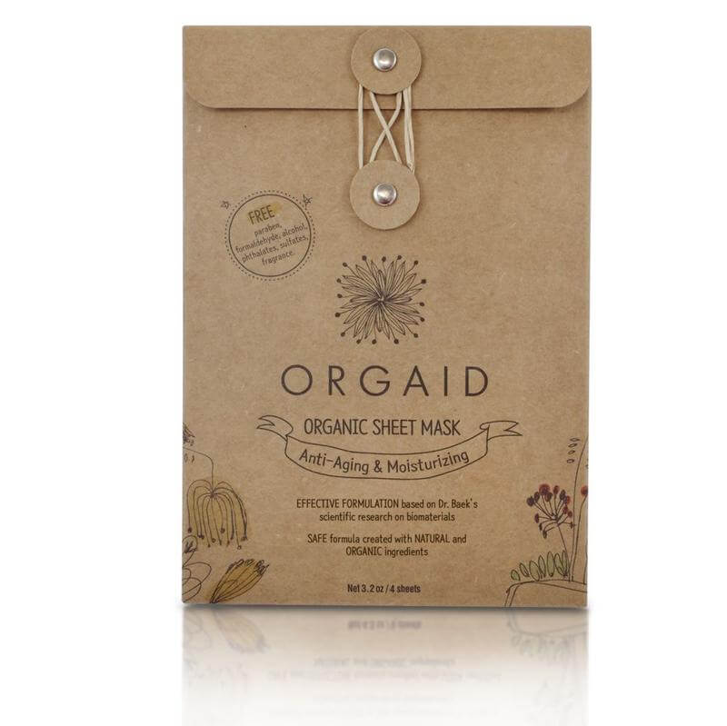 ORGAID Anti Aging & Moisturizing Organic- Sheet Mask (Box)-Ansiktsmaske-JKSHOP