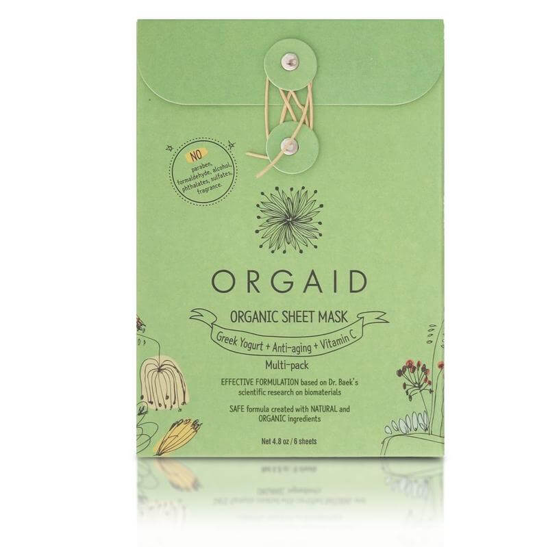 ORGAID Organic Sheet Mask Multi-pack (6 stk)-Ansiktsmaske-JKSHOP