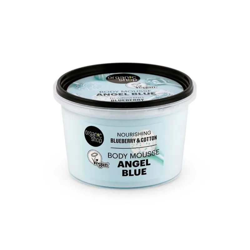 ORGANIC SHOP BODY MOUSSE ANGEL BLUE 250ML - Dusjkrem - JK-Shop