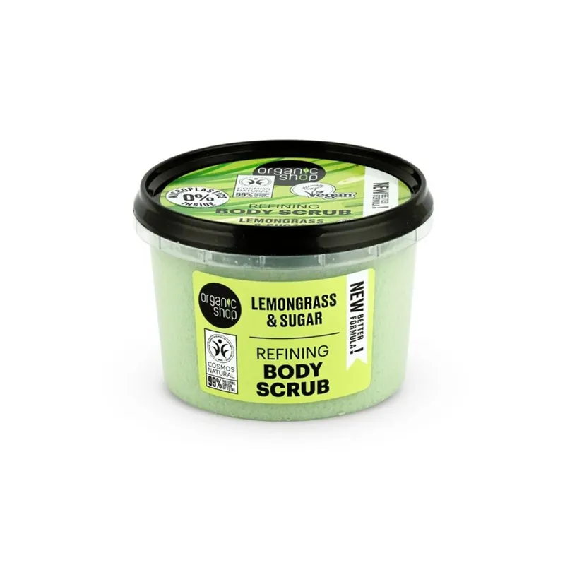ORGANIC SHOP BODY SCRUB LEMONGRASS 250ML - Dusjkrem - JK-Shop