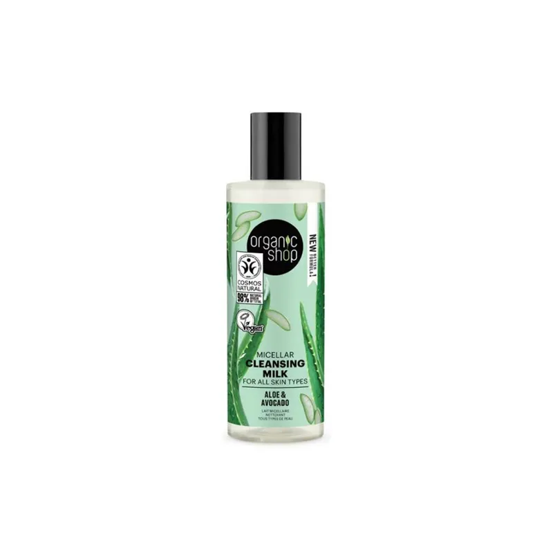ORGANIC SHOP CLEANSING MILK ALOE & AVOCADO 150ML - Micellærvann - JK-Shop