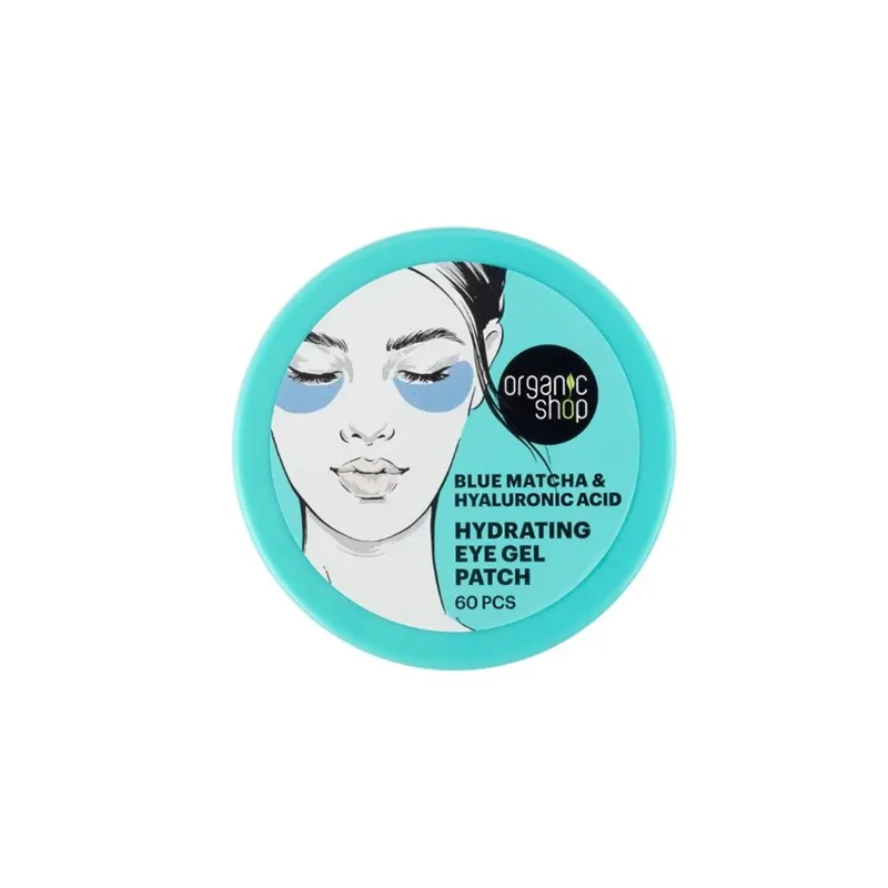 ORGANIC SHOP EYE GEL PATCH MATCHA & HYALURONIC ACID 60ST - Gelmaske - JK-Shop