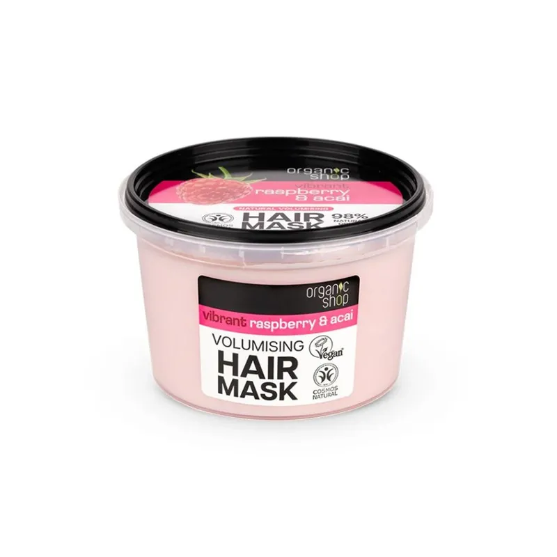 ORGANIC SHOP HAIR MASK RASPBERRY & ACAI 250ML - Hårkur - JK-Shop
