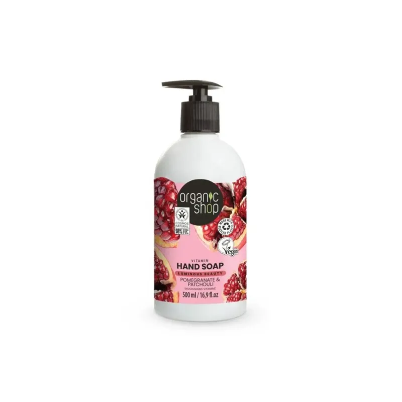 ORGANIC SHOP HAND SOAP POMEGRANAT & PATCHOULI 500ML - Såpe - JK-Shop