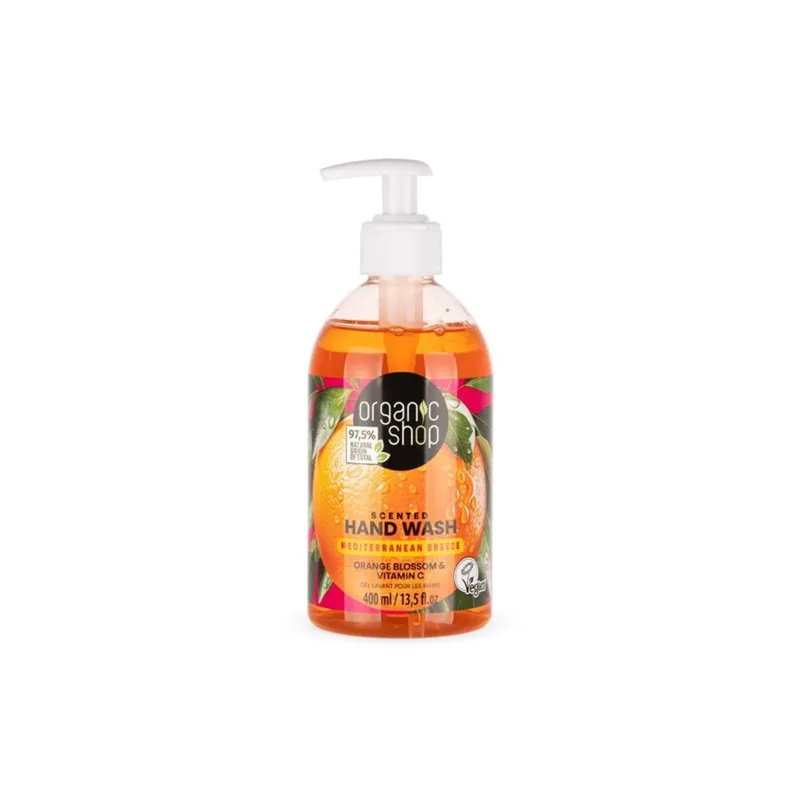 ORGANIC SHOP HAND WASH MEDITERRANEAN BREEZE 400ML - Såpe - JK-Shop