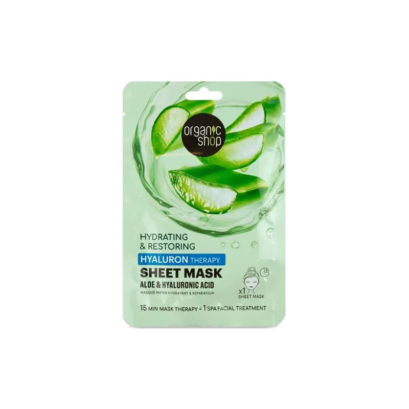 ORGANIC SHOP HYALURON SOLUTION SHEET MASK - Sheet Mask - JK-Shop