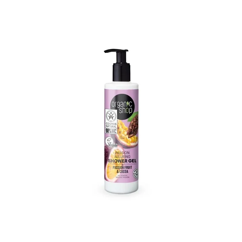 ORGANIC SHOP SHOWER GEL PASSION FRUIT & CACAO 280ML - Shower Gel - JK-Shop