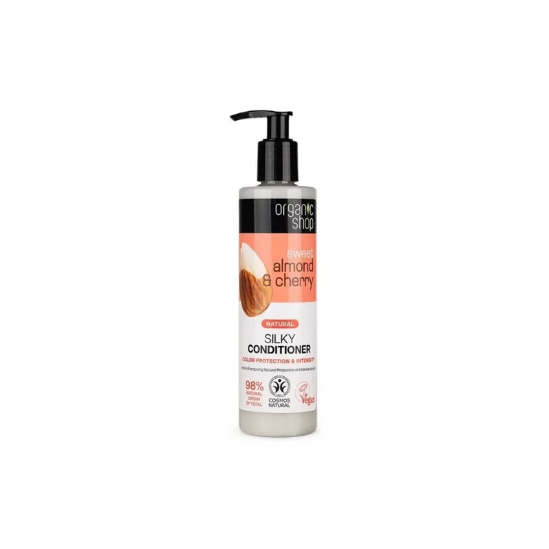 ORGANIC SHOP SILKY CONDITIONER ALMOND & CHERRY 280ML - Balsam - JK-Shop