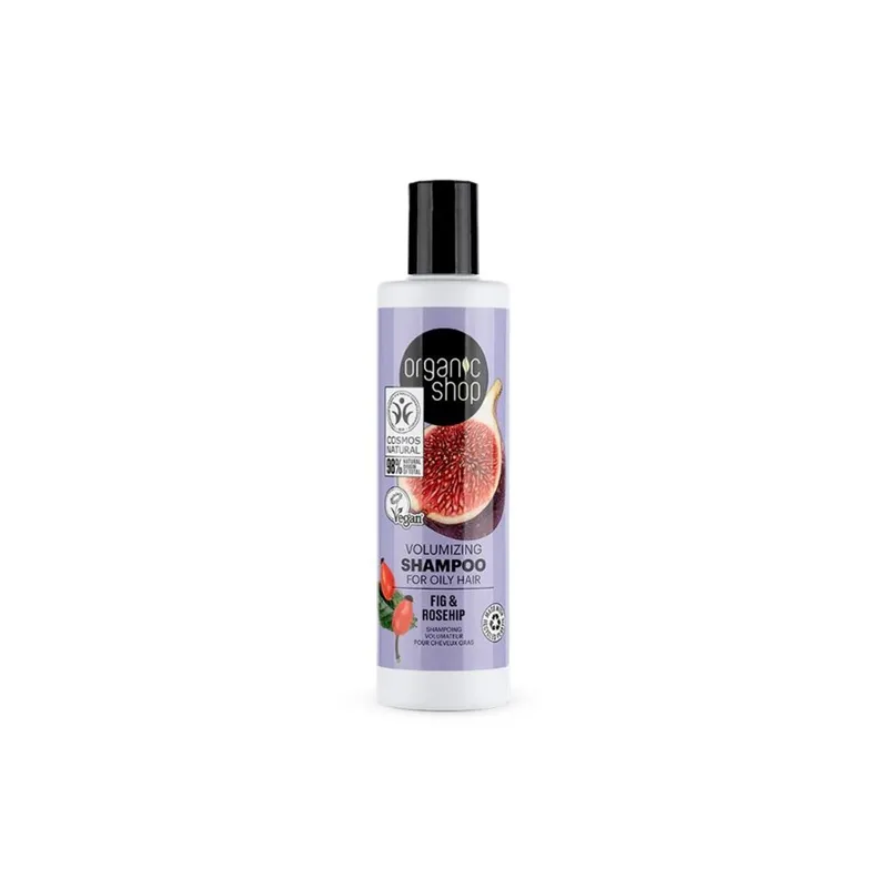 ORGANIC SHOP VOLUMIZING SHAMPOO FIG & ROSEHIP 280ML - Sjampo - JK-Shop