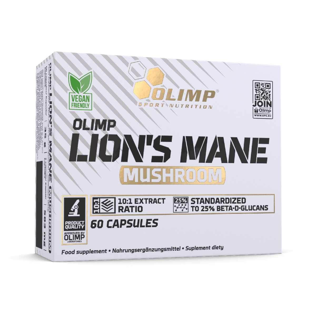 Olimp Lions mane mushroom, 60 caps - Fokus & Nootropics - JK-Shop