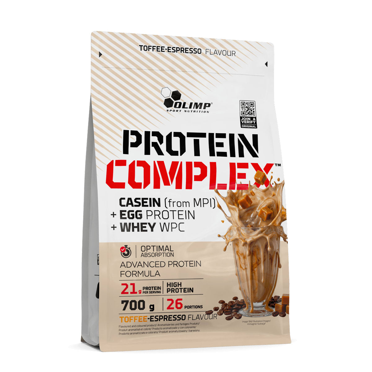 Olimp Protein Complex, 700 g Zip - Blandet protein - JK-Shop