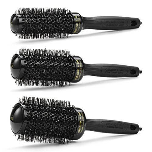 Olivia Garden, Expert Blowout Shine Black- 45mm - Hårbørste - JK-Shop