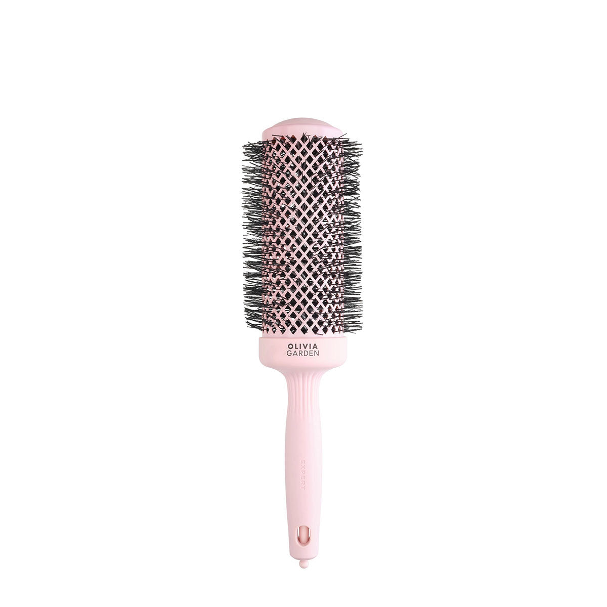 Olivia Garden Expert Blowout Speed Wavy Bristles Pastel Pink 55 mm - Hårbørste - JK-Shop