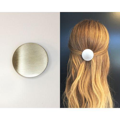 OnFleek, Metal Circle Silver-Hårspenne-JKSHOP