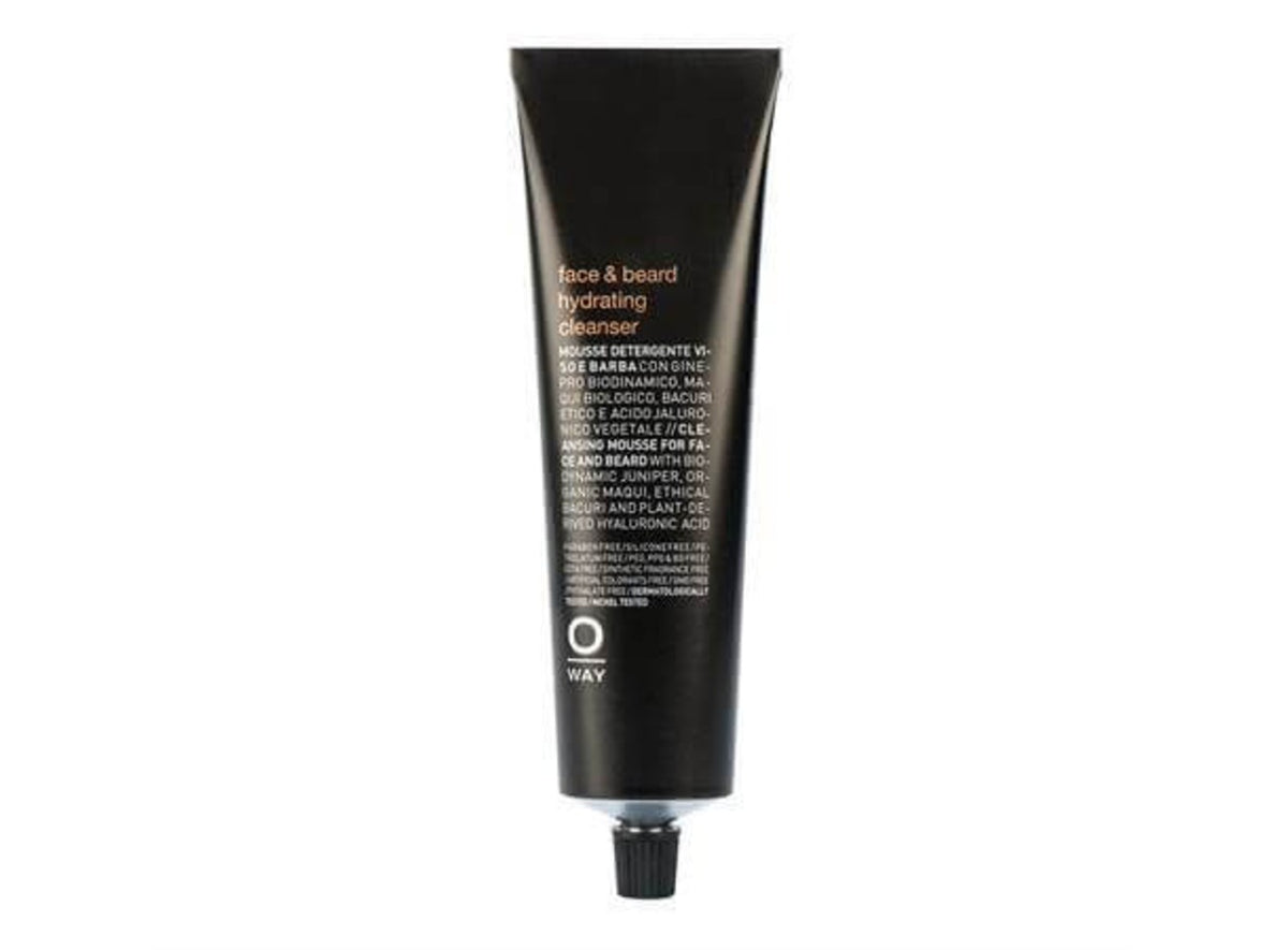 Oway, Men Face & Beard Hydrating Cleanser-Ansiktsrens-JKSHOP