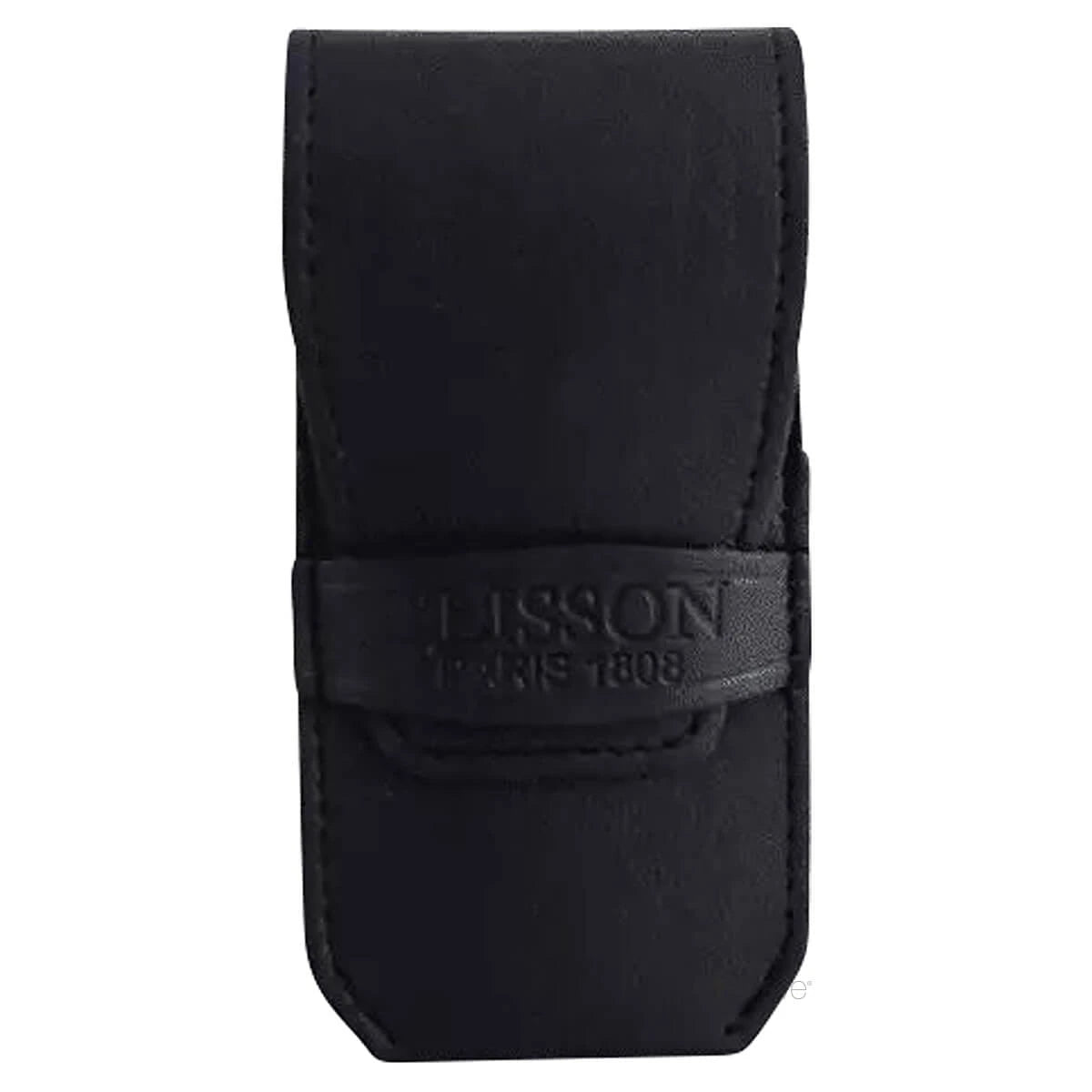 Plisson Manicure Set, Black Leather- 3 parts