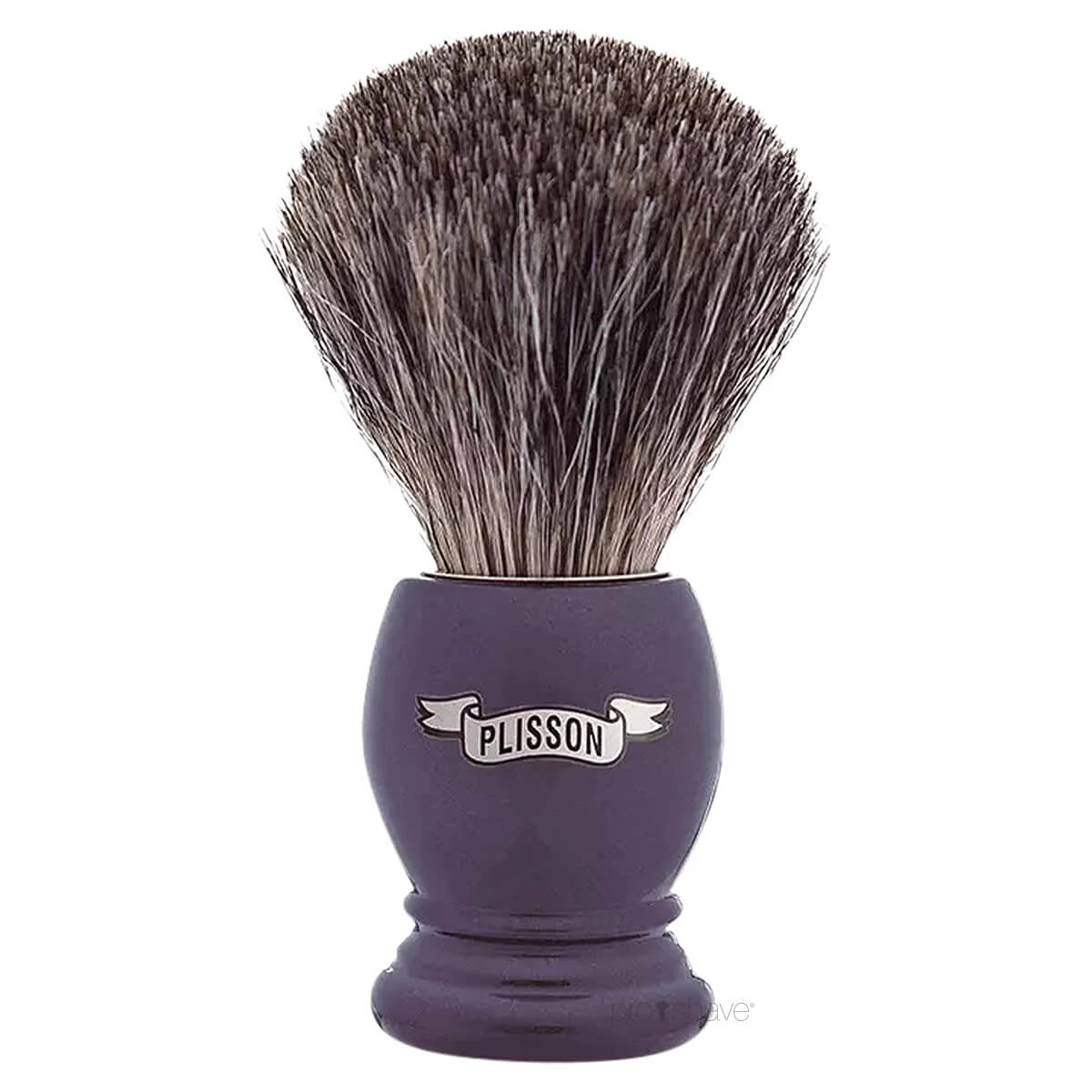 Plisson Shaving Brush, Russian Grey Badger & Pearl Brown- Size 12
