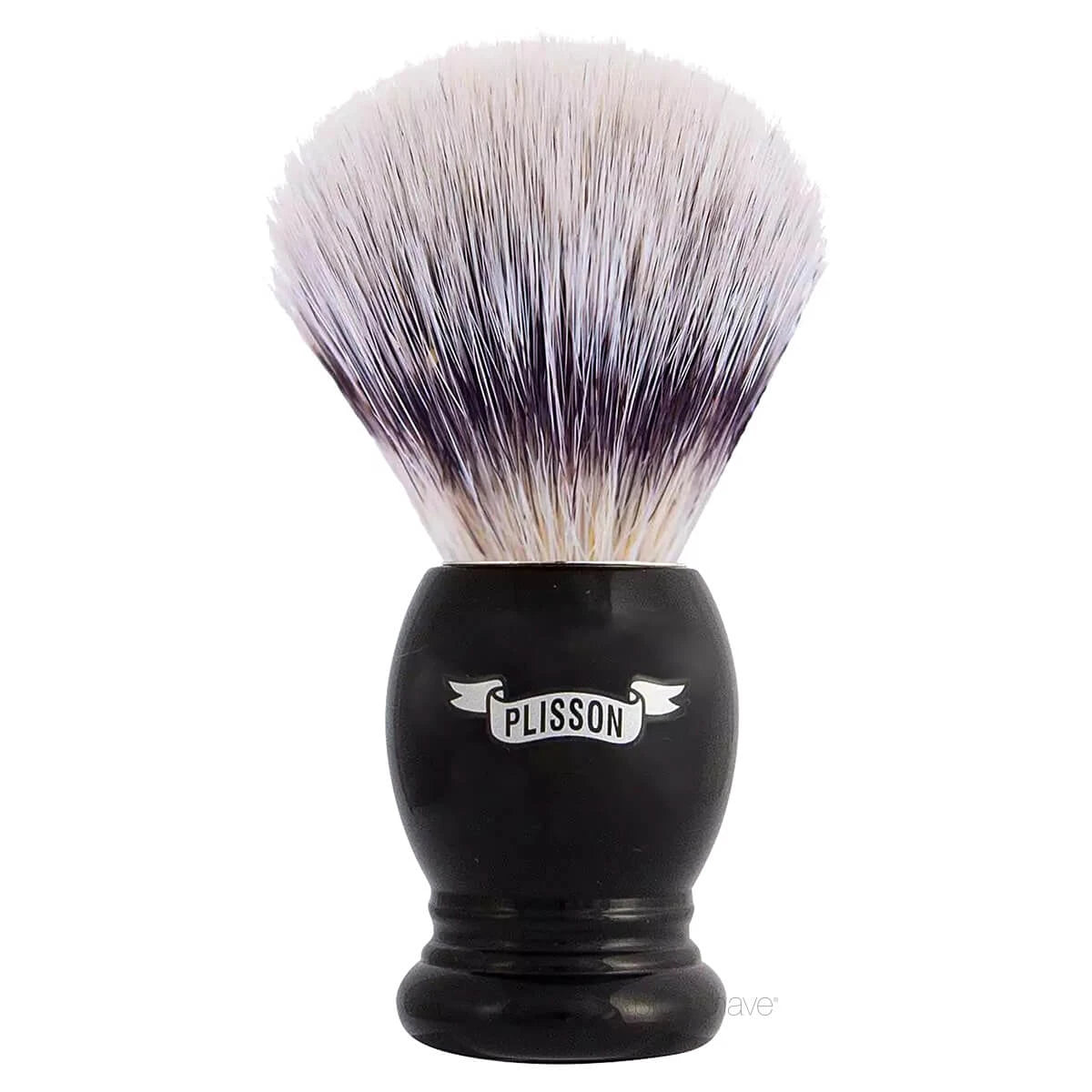 Plisson Shaving Brush, High Mountain White Fibre & Black Acryl- Size 12