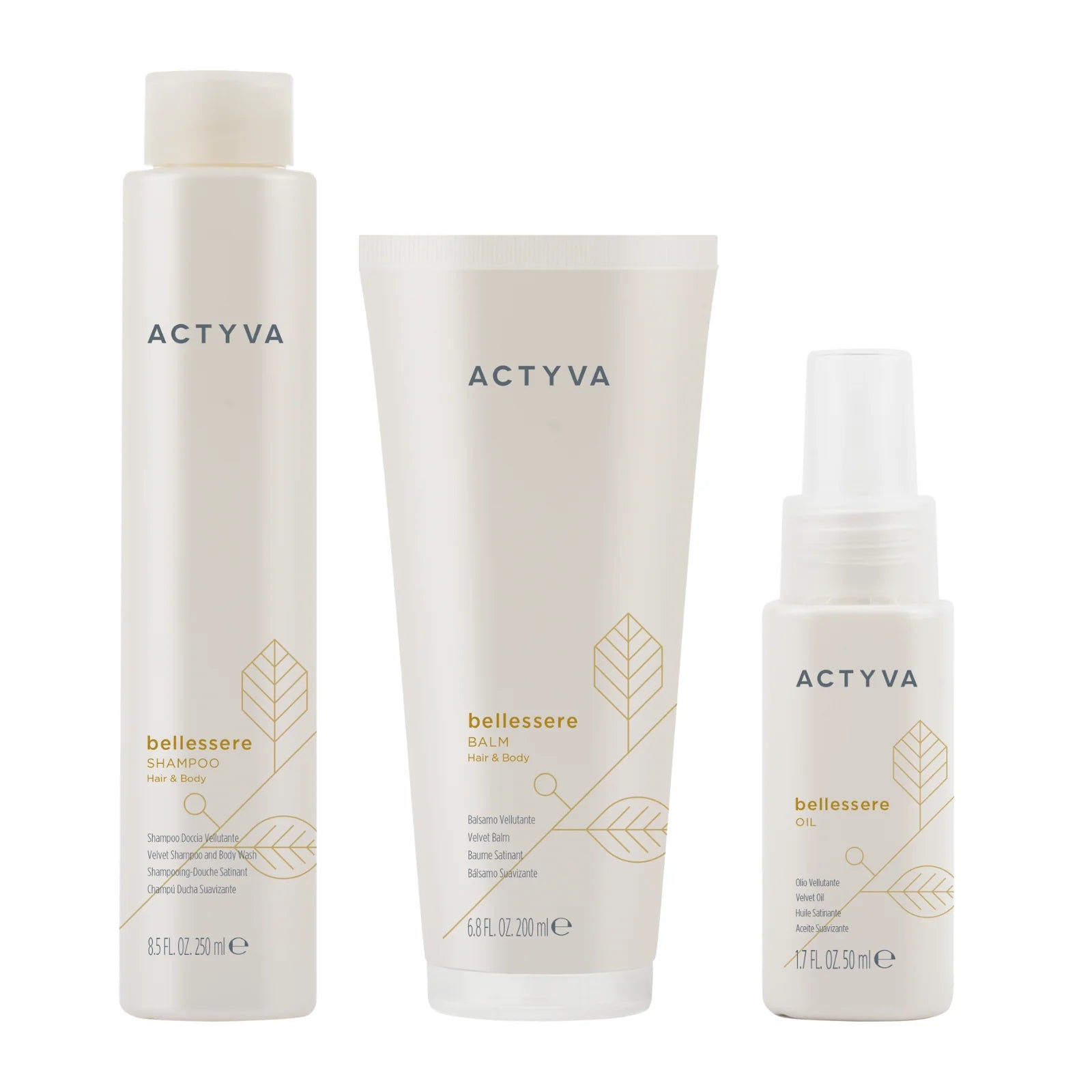 Actyva Bellessere Balm 200 ml – Fuktighetsgivende Balsam for Glansfullt og Mykt Hår