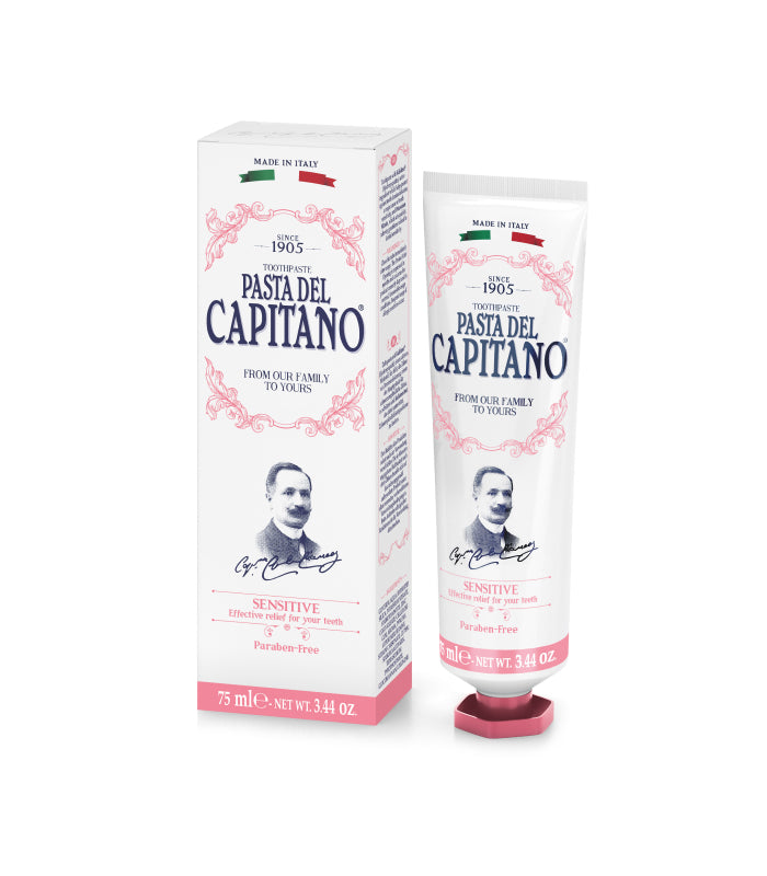 Pasta Del Capitano Sensitive Toothpaste 75 ml - Tannkrem - JK-Shop