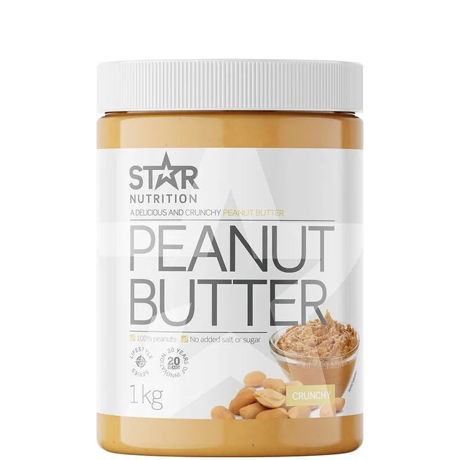 Peanøttsmør 1 kg Crunchy - Peanøttsmør - JK-Shop