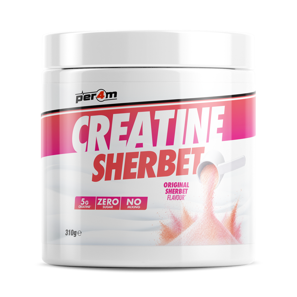 Per4M Creatine Sherbet, 310g - Kreatin monohydrat - JK-Shop