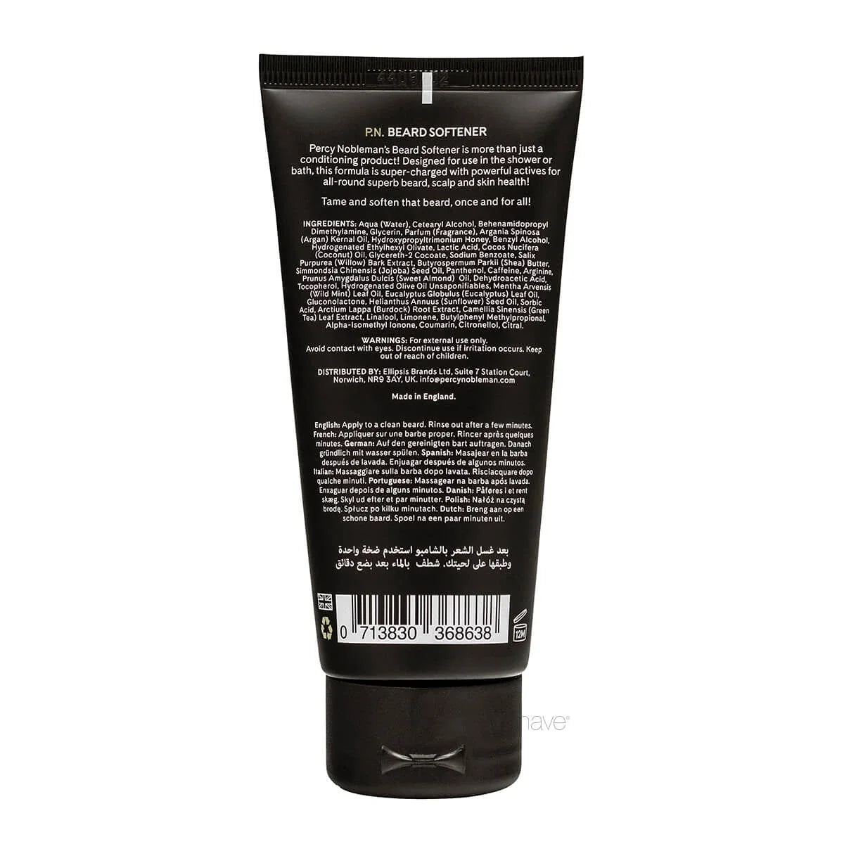 Percy Nobleman Beard Softener 100 ml - Skjeggbalsam - JK-Shop