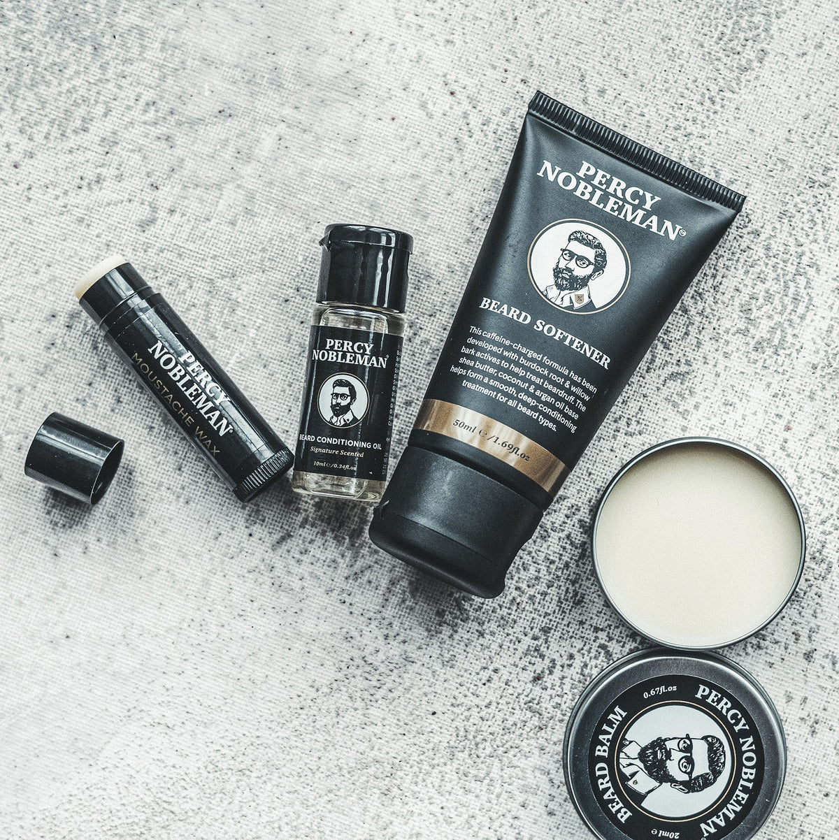 Percy Nobleman Beard Survival Kit - Skjeggsett - JK-Shop