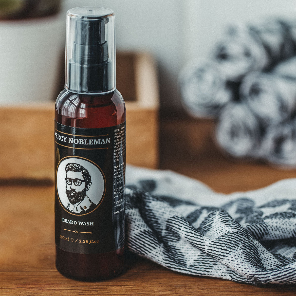 Percy Nobleman Beard Wash 100 ml - Skjeggsjampo - JK-Shop