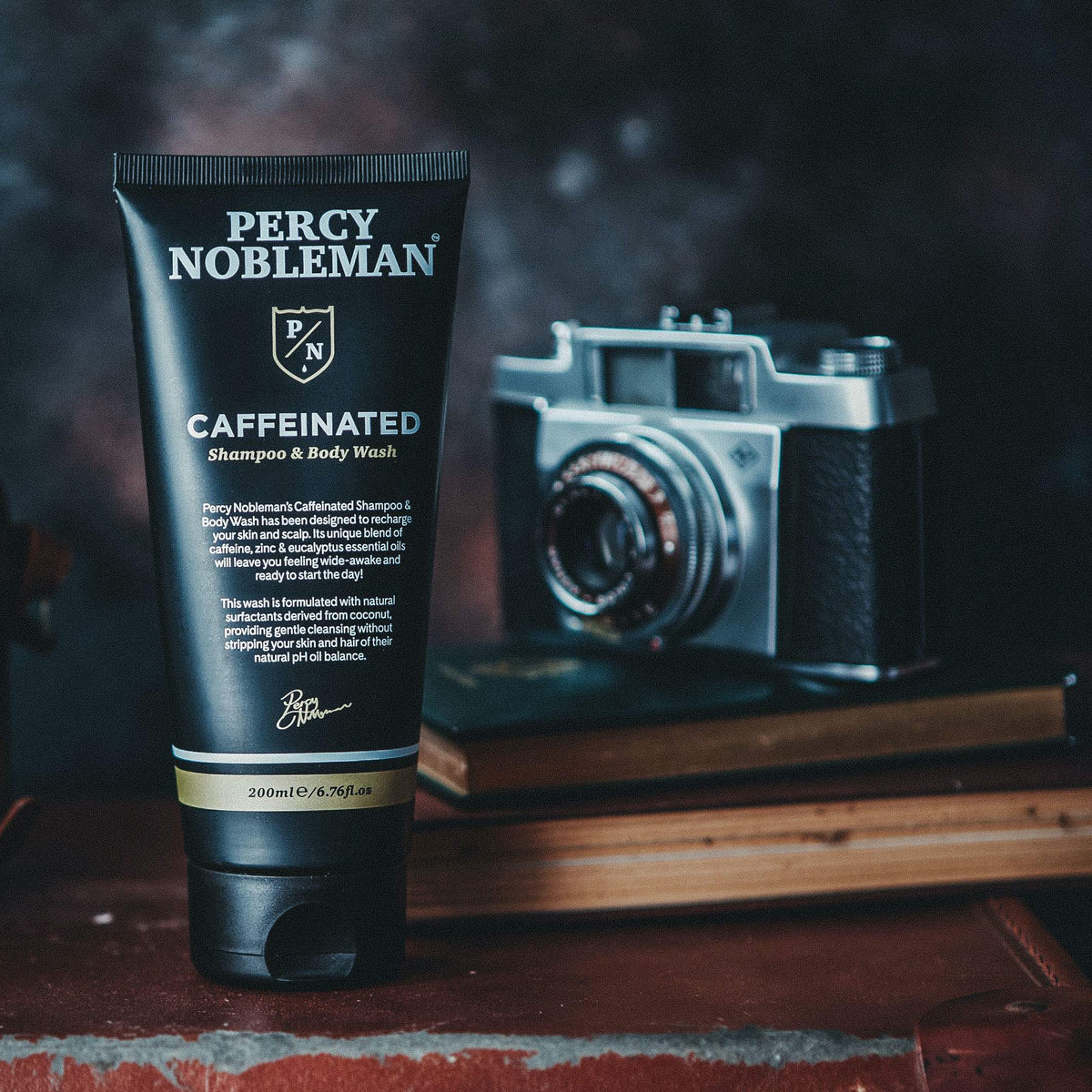 Percy Nobleman Caffeinated Shampoo og Body Wash 200 ml - Sjampo - JK-Shop