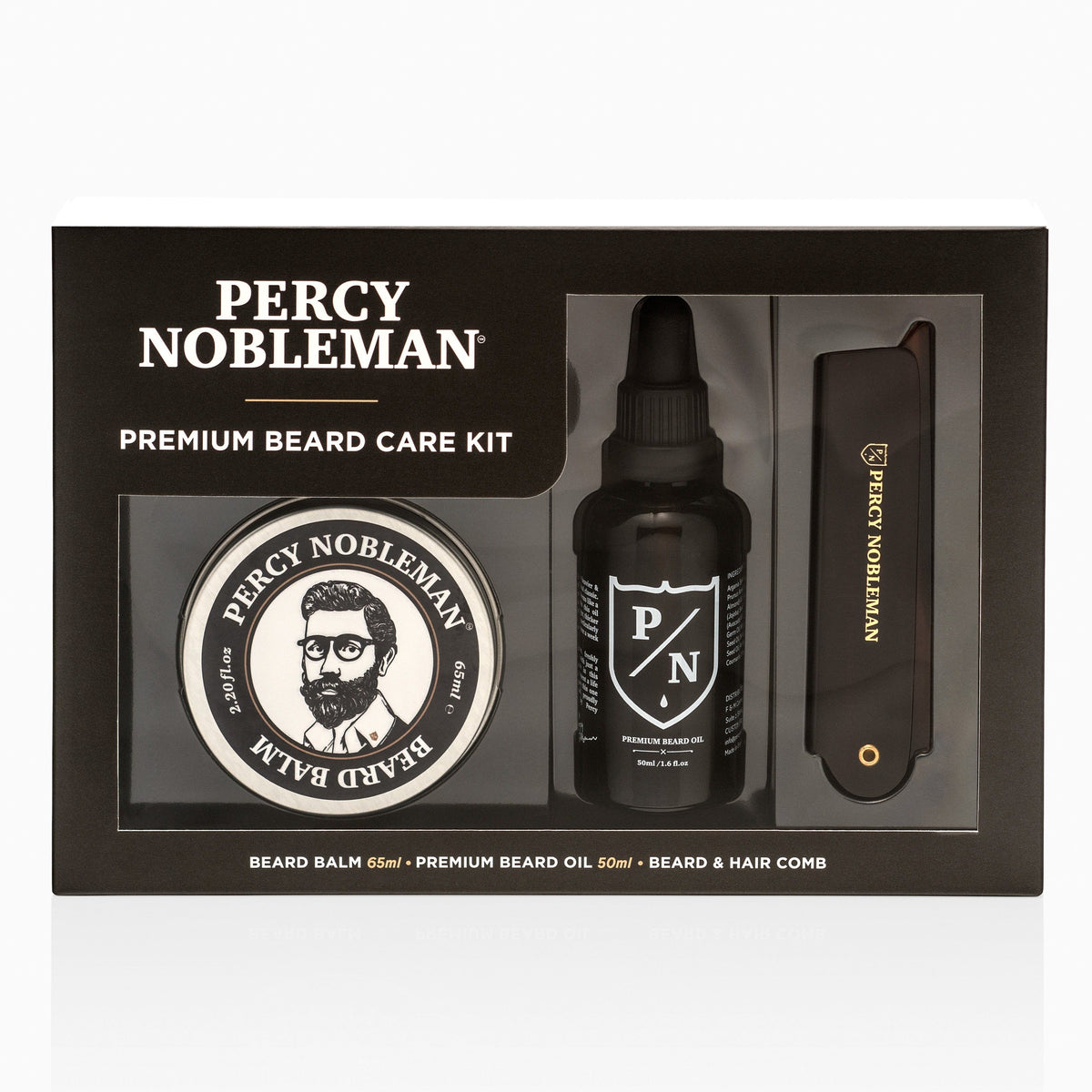 Percy Nobleman Premium Beard Care Kit - Skjeggsett - JK-Shop
