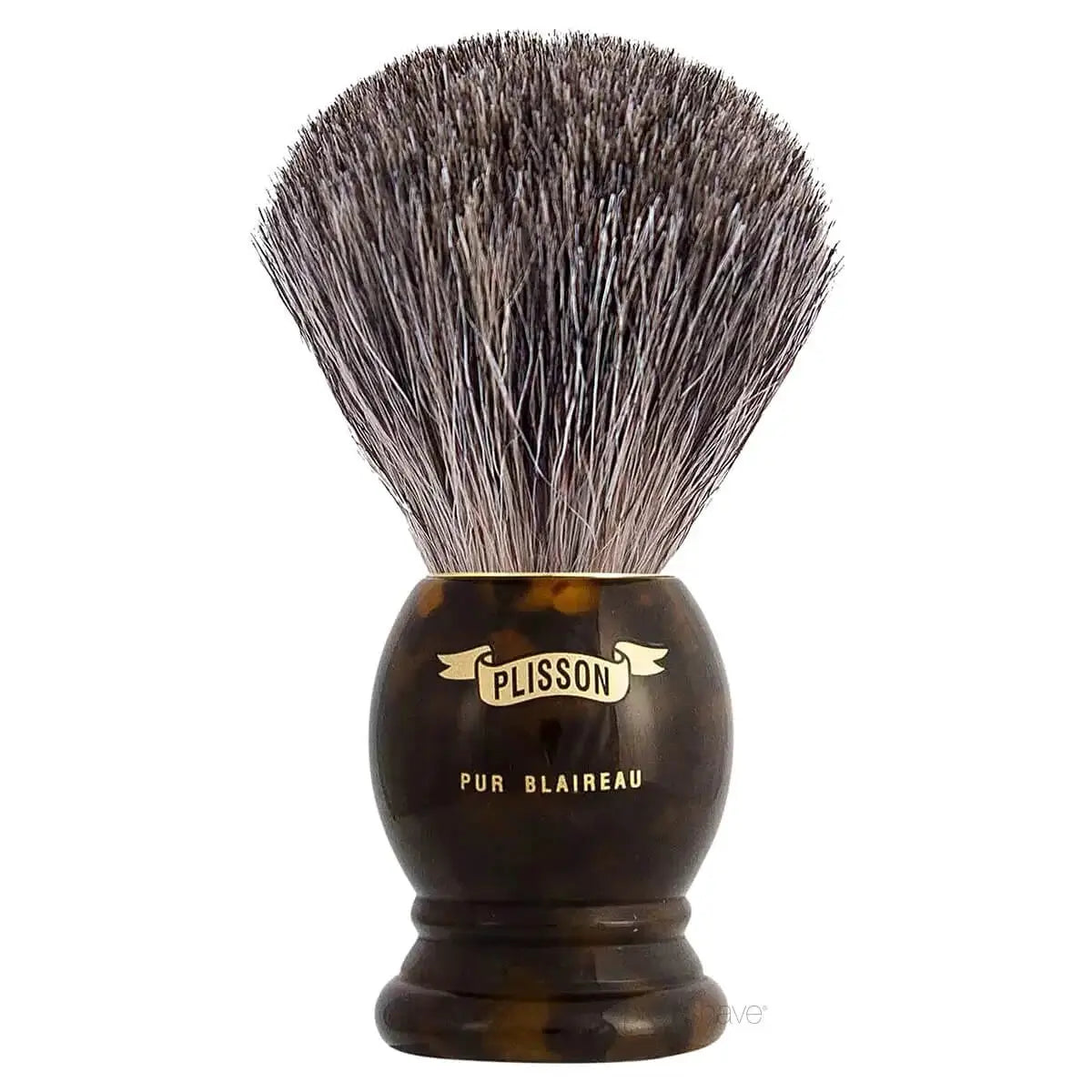 Plisson Shaving Brush, Russian Grey Badger & Imit. Tortoiseshell- Size 12-Barberkost-JKSHOP
