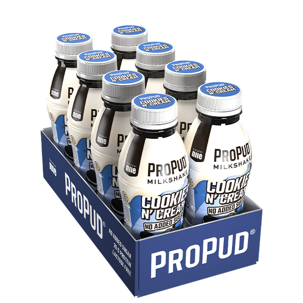ProPud Protein Milkshake, 330ml x 8stk - Proteindrikke - JK-Shop