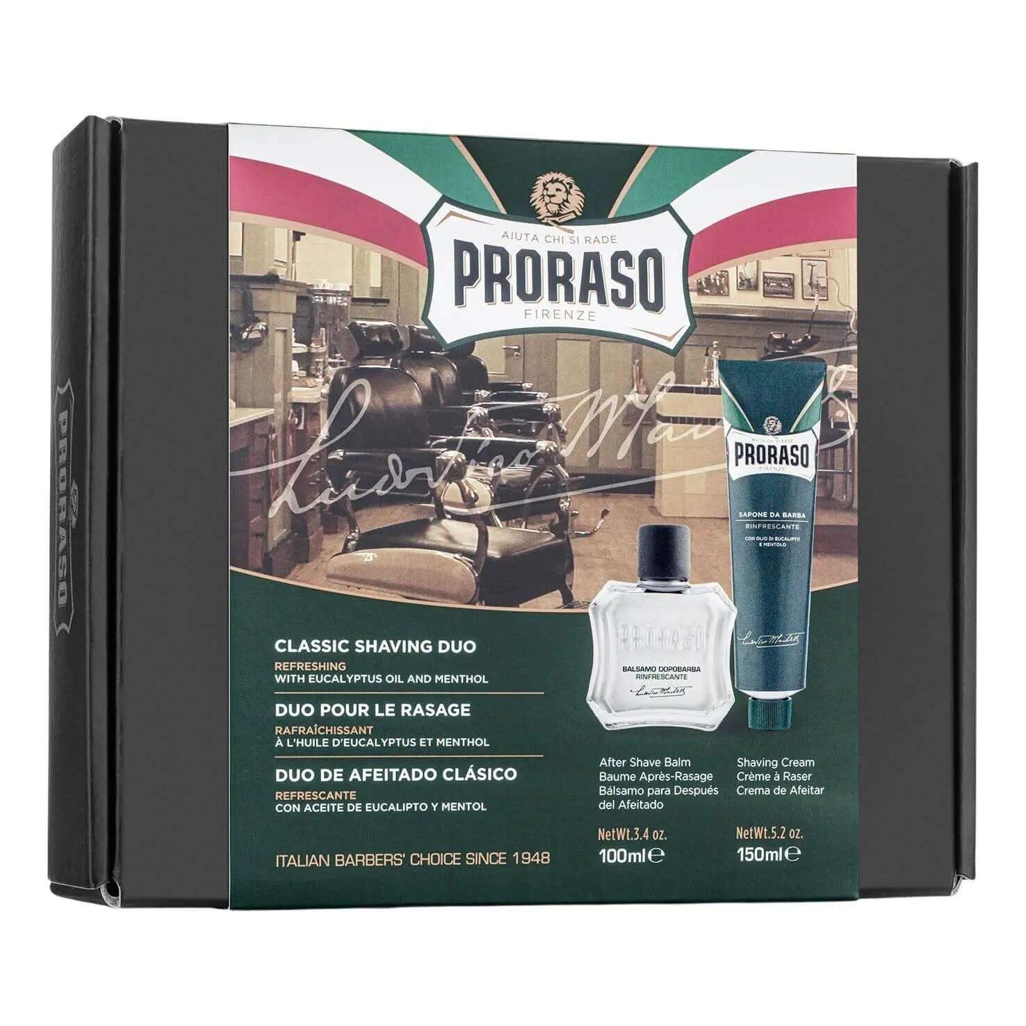 Proraso Duo Pack barberkrem og aftershave balm-Barbersett-JKSHOP