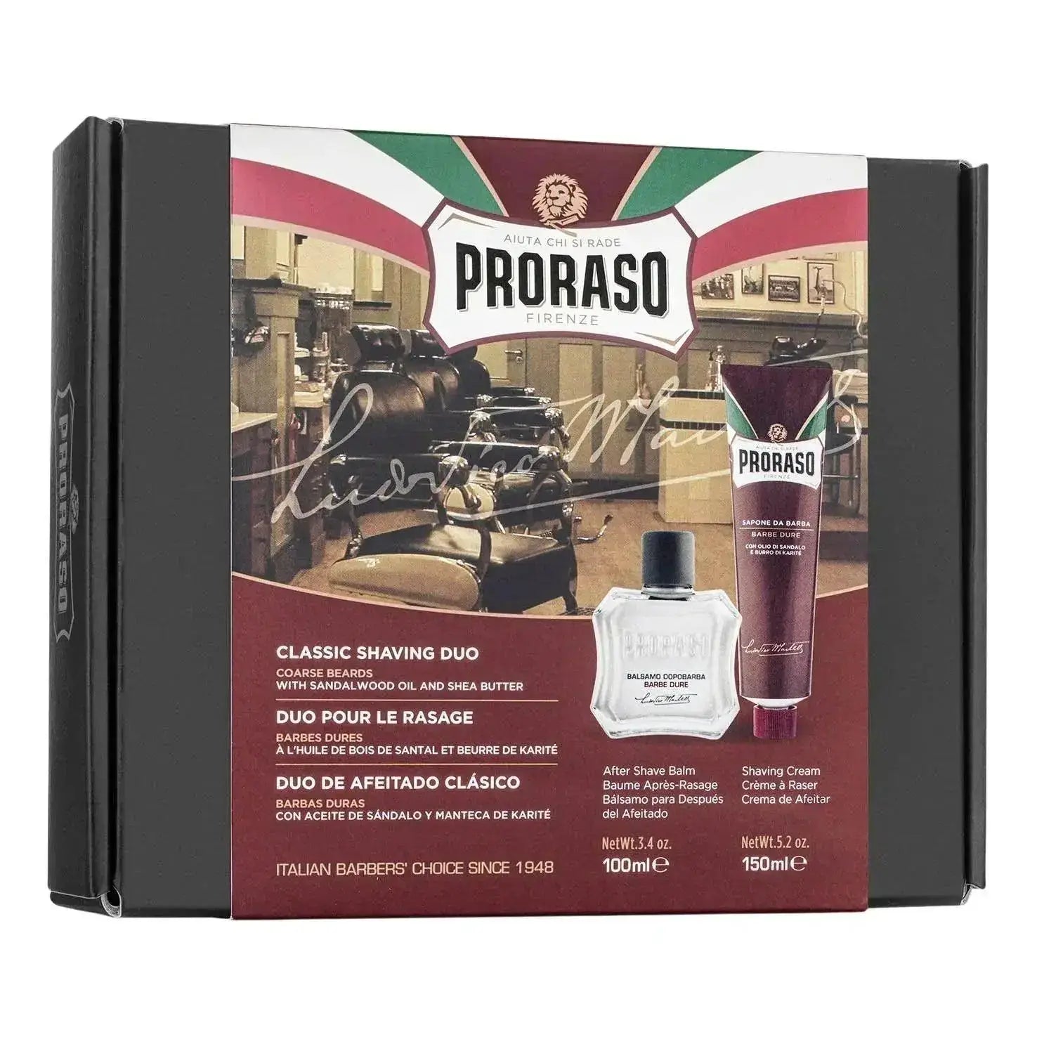 Proraso Duo Pack barberkrem og aftershave balm-Barbersett-JKSHOP